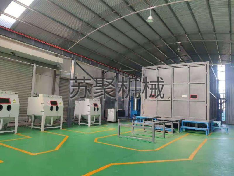 半自動回收式噴砂房
